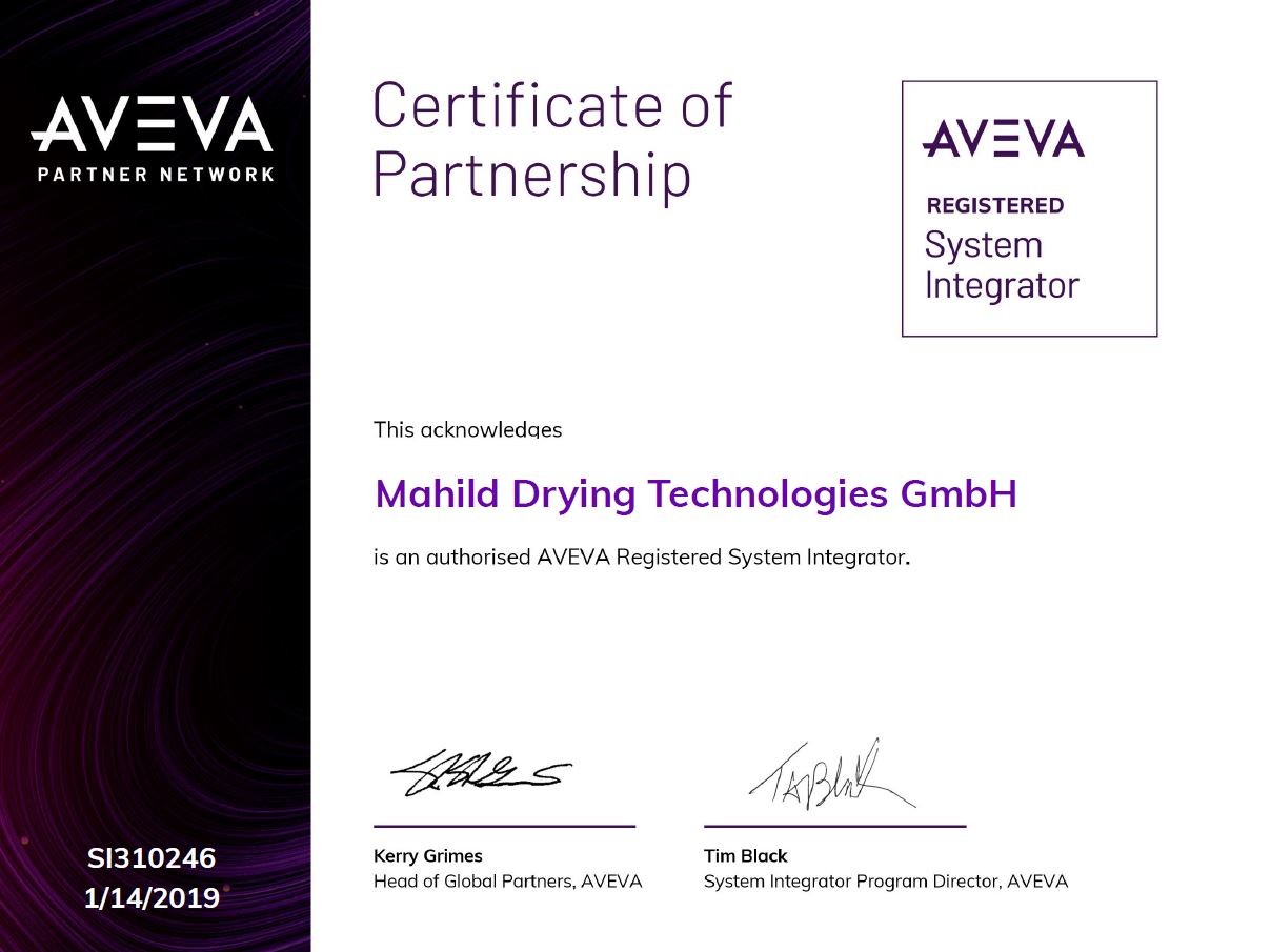 AVEVA Certificate